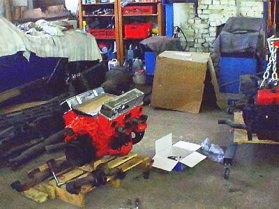 Der Tauschmotor für unseren Chevy Van