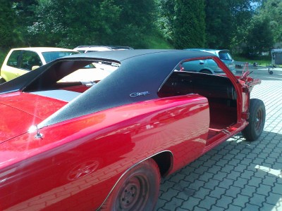 68er Dodge Charger nach dem Lackieren
