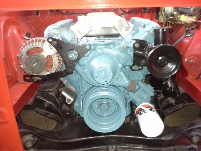 Der Motor für den 68er Dodge Charger